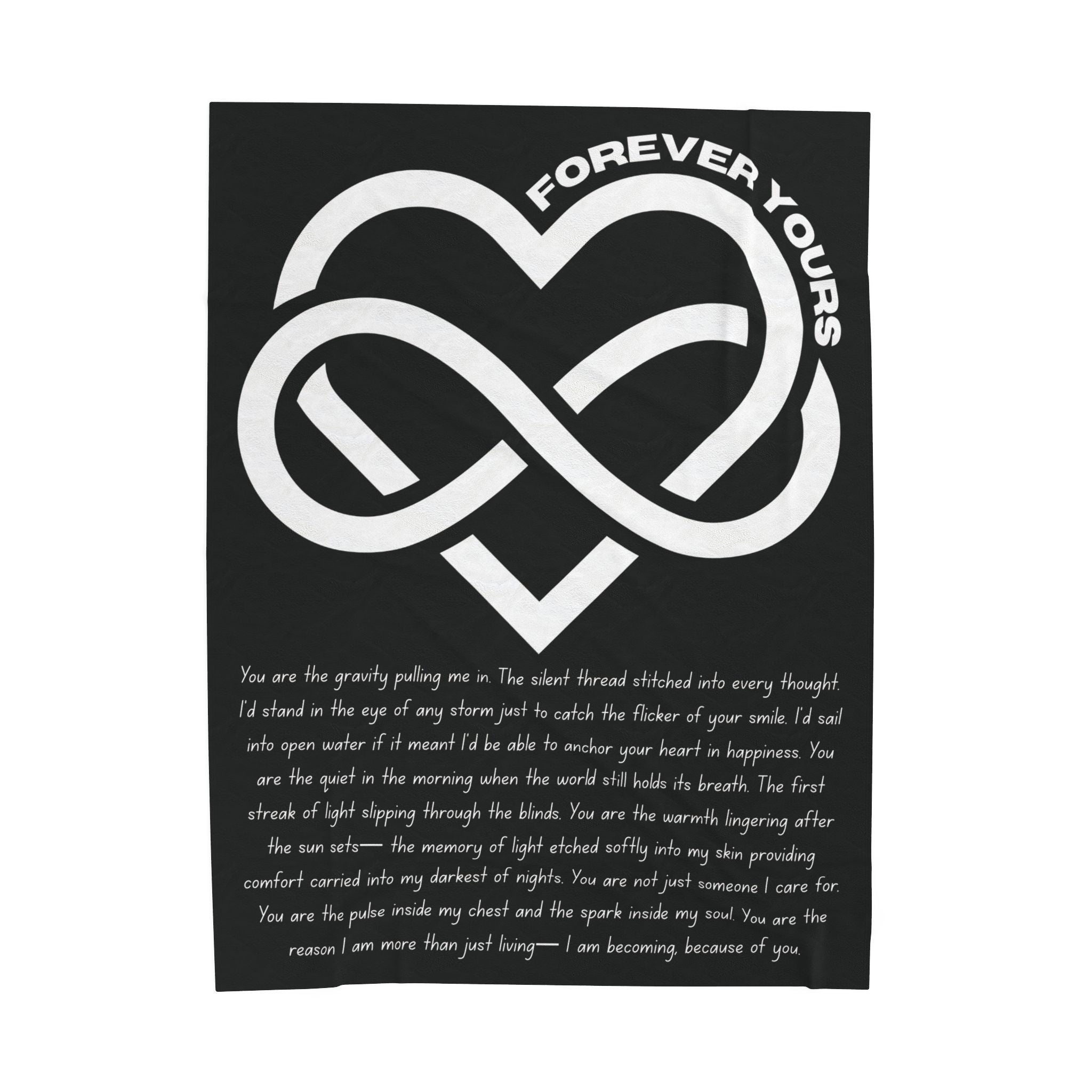 Forever Yours - Plush Blanket