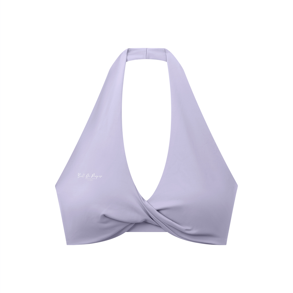 Purpose - Pleated Halter Sports Bra