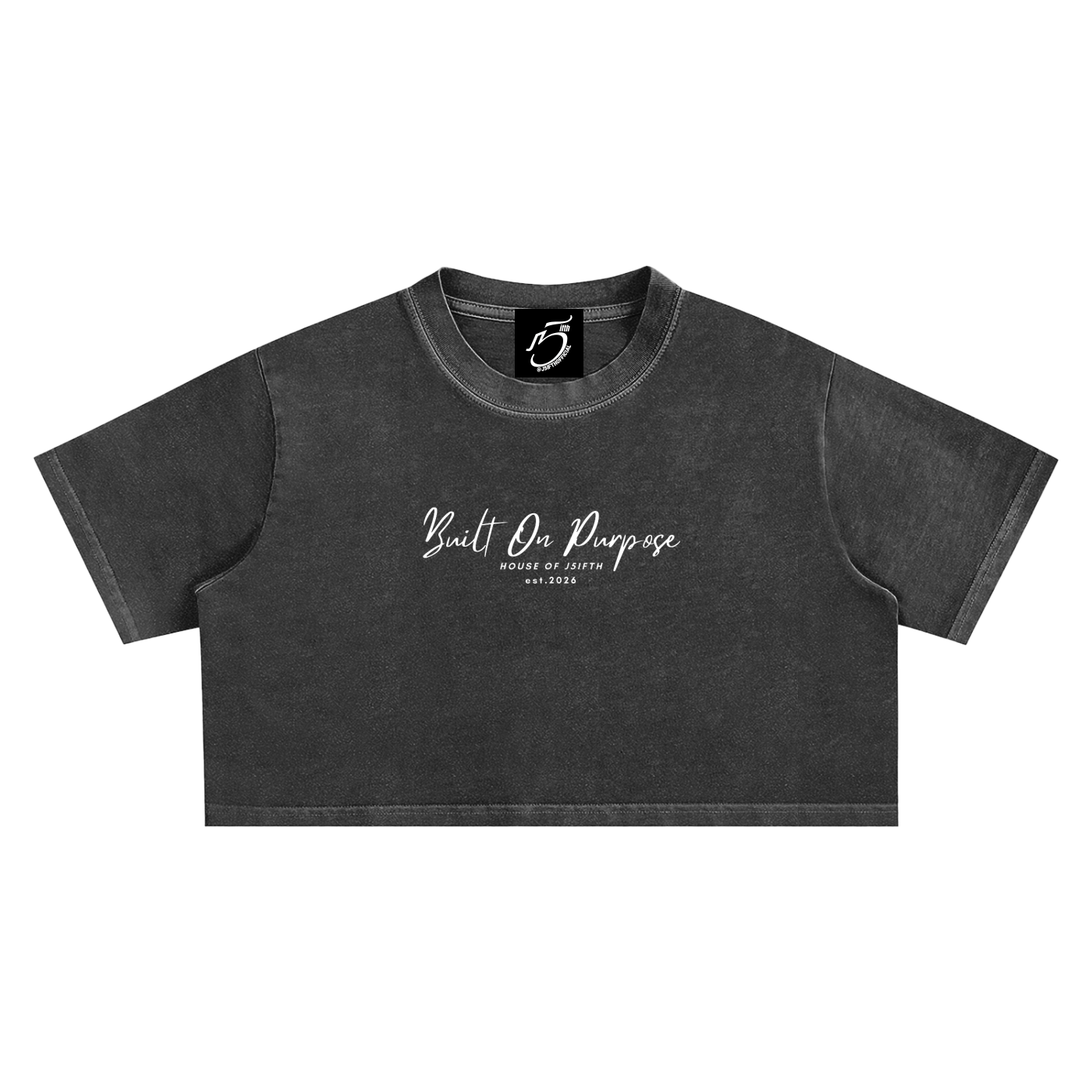 Purpose - Snow Washed Crop Top
