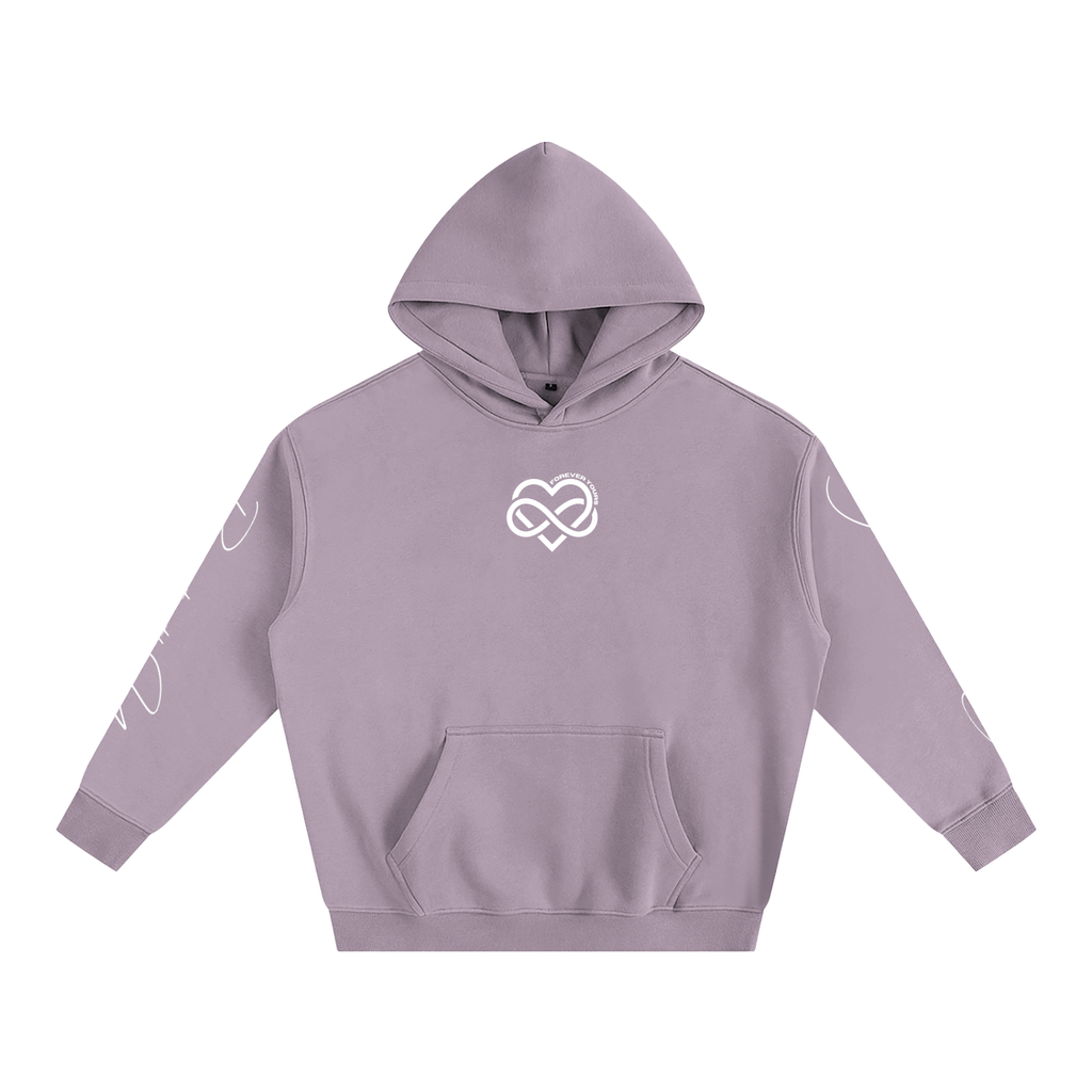 I LOVE YOU - Oversized Heart-Lyric Hoodie