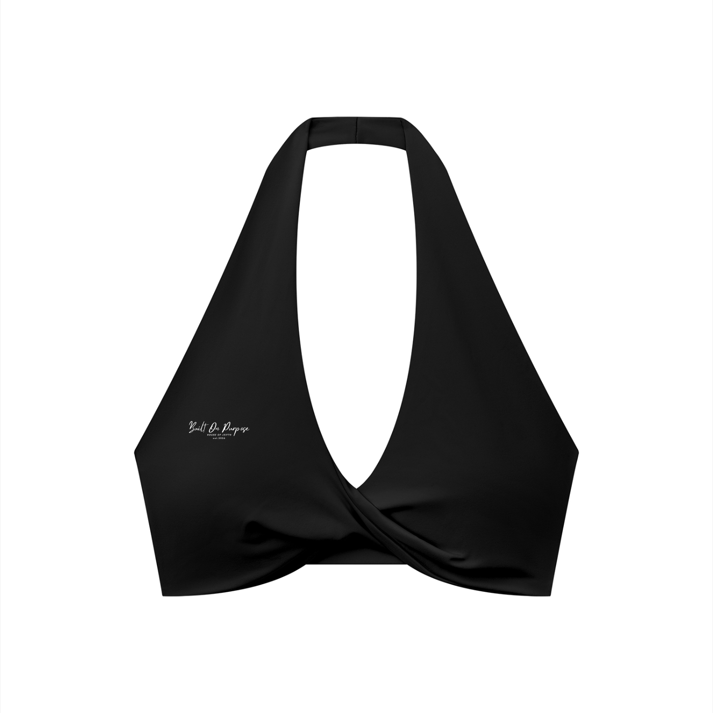 Purpose - Pleated Halter Sports Bra