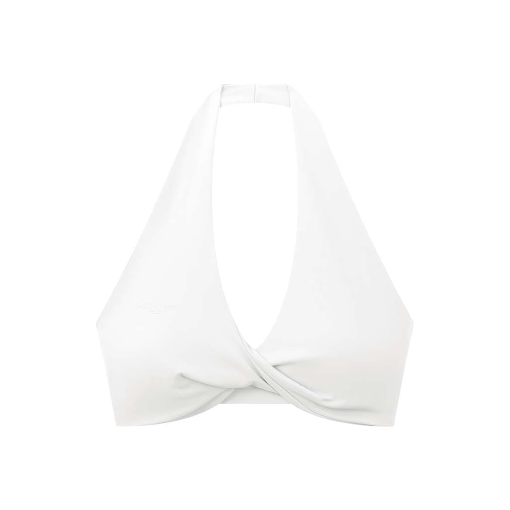 Purpose - Pleated Halter Sports Bra