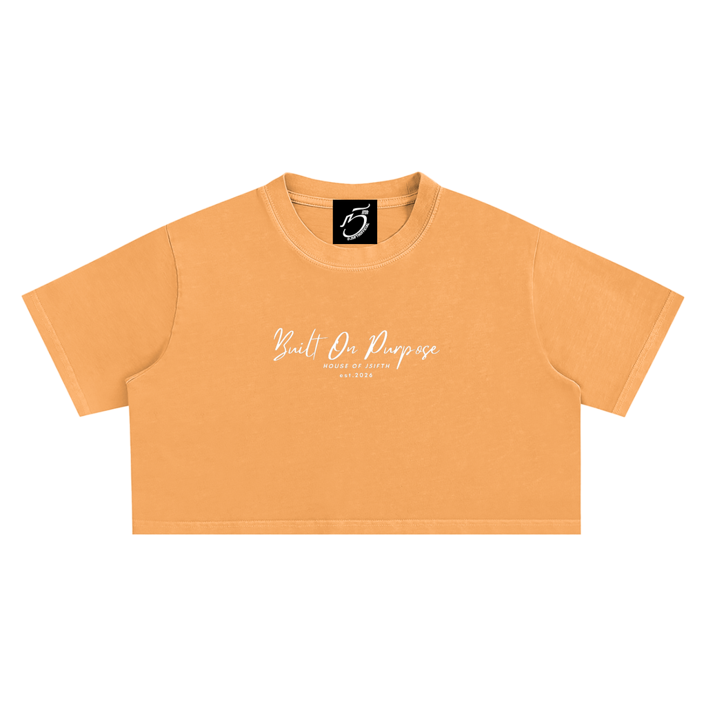 Purpose - Snow Washed Crop Top
