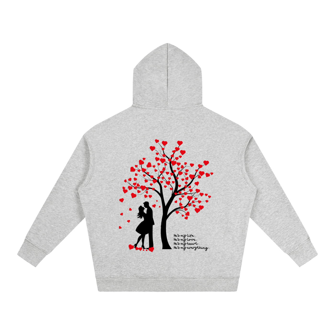 Forever Yours - Tree of Hearts Oversized Hoodie (For Her)