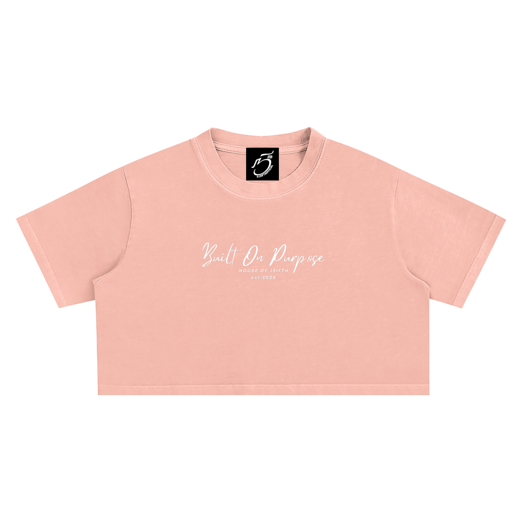Purpose - Snow Washed Crop Top