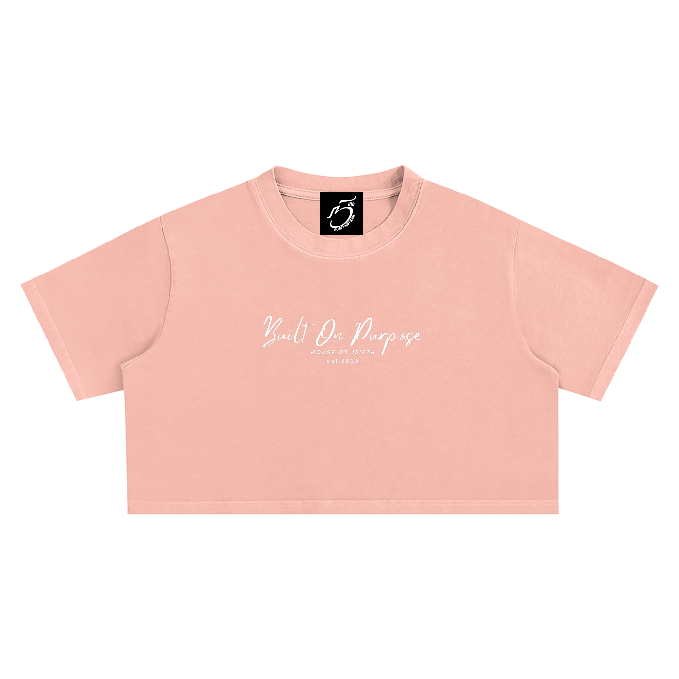 Purpose - Snow Washed Crop Top